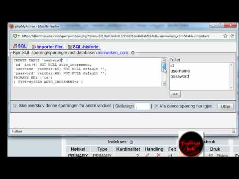 Dreamweaver cs4 - Php/HTML/MySql login system Part1