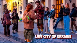Lviv❤ Lviv evenings: a walk to the sounds of the city [4k Virtual Walk] 2024