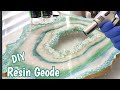 Epoxy Resin Geode Wall Art - DIY - So FUN!