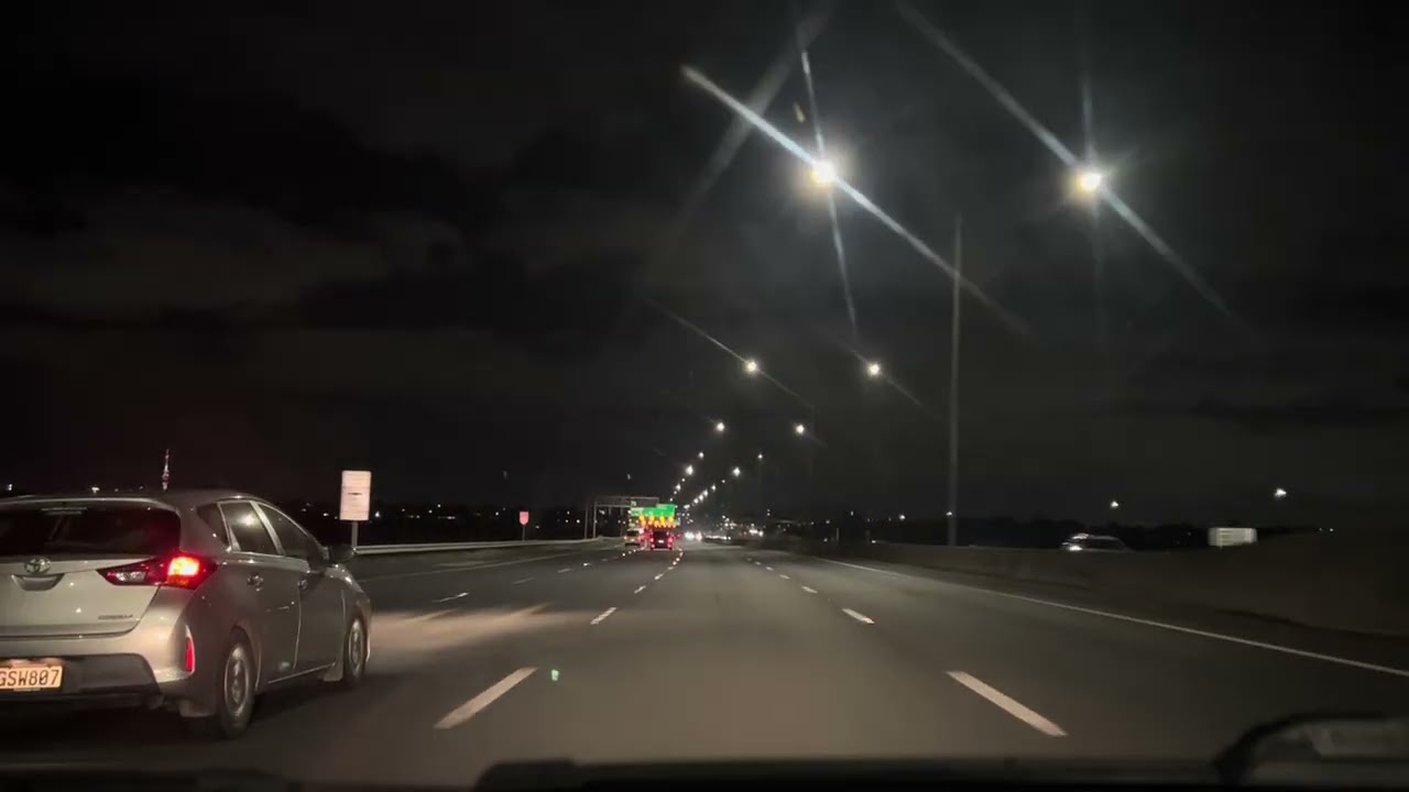 A Late Night Drive in Auckland 