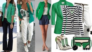 LINDAS COMBINACIONES DE MODA 2021-2022 CON SACO VERDE LIMON?HOW TO COMBINE  A LEMON GREEN SACK - YouTube