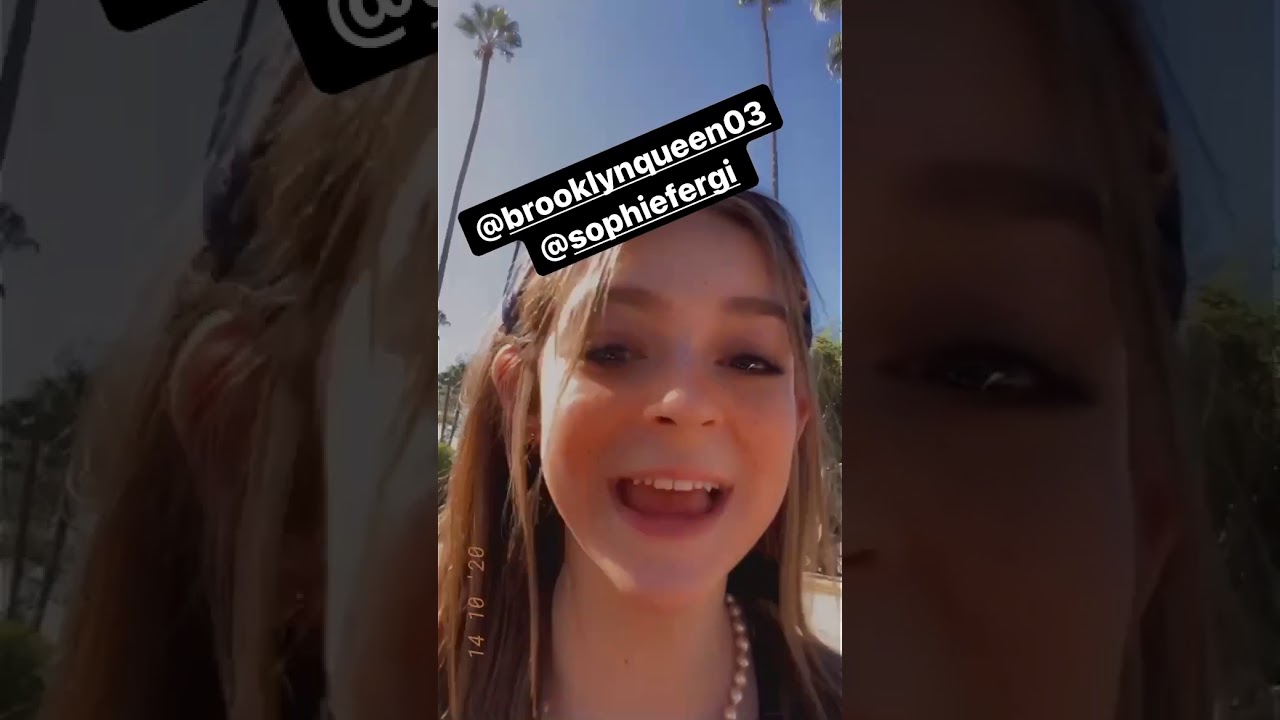 Sophie fergi (IG) story ft Brooklyn queen - YouTube