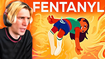 xQc Reacts to "Why Does Fentanyl Feel So Good?" by Kurzgesagt