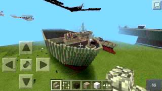 Minecraft pocket edition Super battleship map screenshot 4