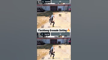 ✅Secret Flashbang Grenade Settings Inverted ON vs OFF in COD MOBILE BR #shorts #trending #codm