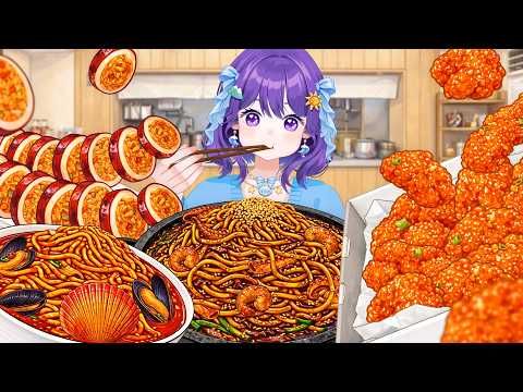 강원도 속초 고성 먹방 / Gangwon Food Tour / mukbang / ASMR animation / 밥다니