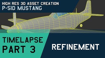 P-51D Modelling Timelapse - Part 3: Refinement