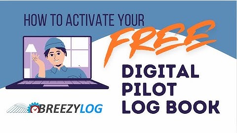 How to activate your free digital pilot log book