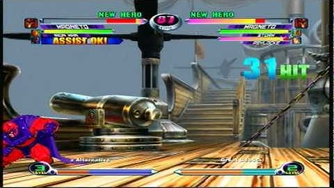 MvC2 (360) Online Player Matches -  z Alternative(Combofiend) vs GreatBobSta(MSP) #657