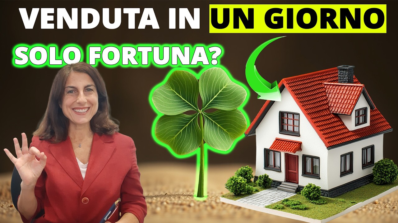 Casa VENDUTA in un giorno, a un ottimo prezzo... Solo FORTUNA? #immobiliare