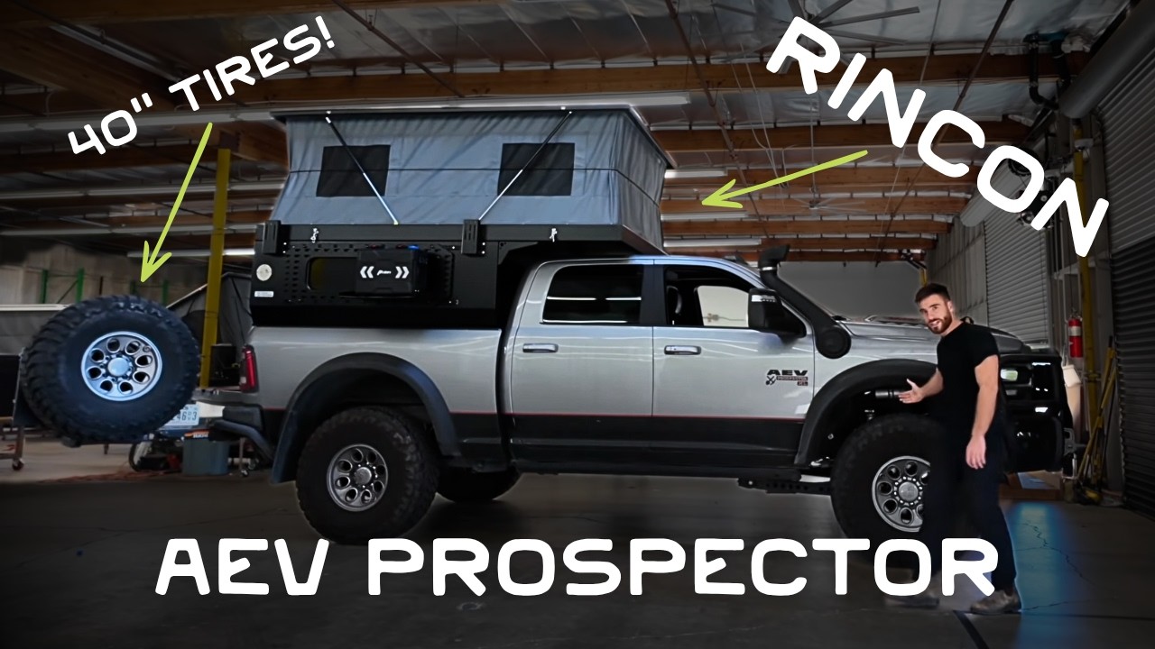 Ram Do Rincon Rincon Camper RAM 2500 AEV Prospector Walk Around - YouTube