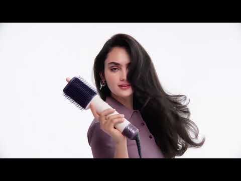 Фен-щітка Dyson Airsmooth HB01 Ceramic Pink/Rose Gold 493078-01, видео 1