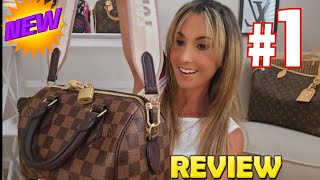 Check out my latest YT video where I talk about the new LV Speedy B 20 in  Damier Ebene! I compare it with my Speedy BB (so similar in size)…