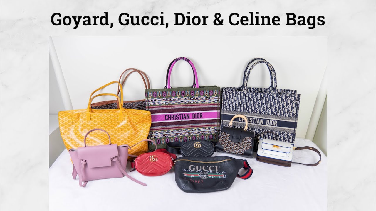 Designer Handbag Collection Part 3 (ENG SUB) 包包合集: Goyard, Gucci, Dior ...