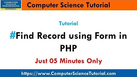 Search record in php mysql