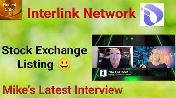 #interlinknetwork | Great News😃|  Stock Exchange Listing | Mike Finfrock Interview With Jane | 