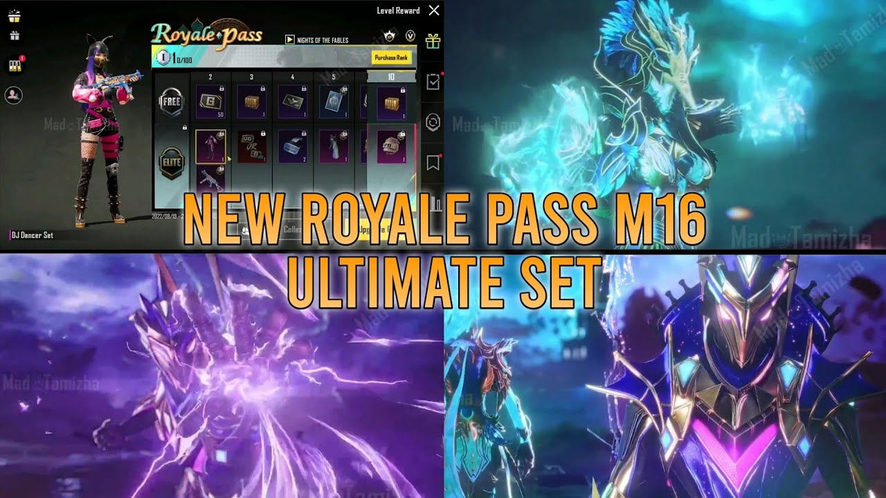 ROYALE PASS M16 MONTH 16 FULL | 1 - 50 LEVELS | BOCORAN RP M16 | ULTIMATE SET