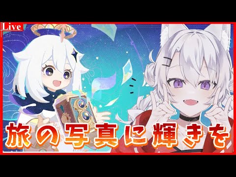 🔴【#原神 】イベント「旅の写真に輝き」で写真家になってこ～！🦊【小白金狐白 /Vtuber】