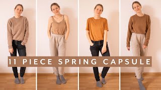 My Extreme Minimalist Spring Capsule Wardrobe  11 Pieces, Tryon and Outfits
