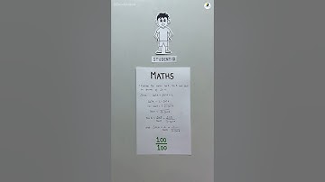 How to Score Full Marks in Maths 🔥#study #maths