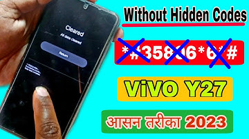 Vivo Y27 Ka Lock Kaise Tode | Vivo Y27 Pattern, Password Remove By Hard Reset Without Computer |2023