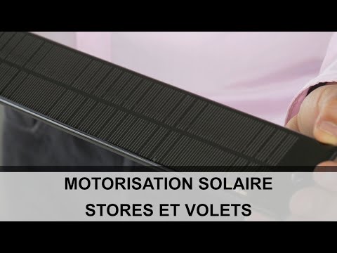 Volet roulant solaire