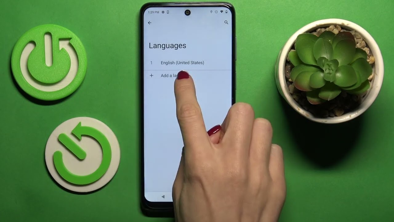 How to Change Language in MOTOROLA Moto E32S - Set Up Language Settings