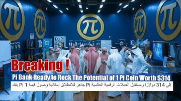 بنك Pi جاهز للانطلاق إمكانية وصول قيمة 1 Pi إلى 314 دولارًا ومستقبل العملات الرقمية العالمية