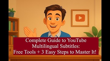 Complete Guide to YouTube Multilingual Subtitles: Free Tools + 3 Easy Steps to Master It! | Tutorial