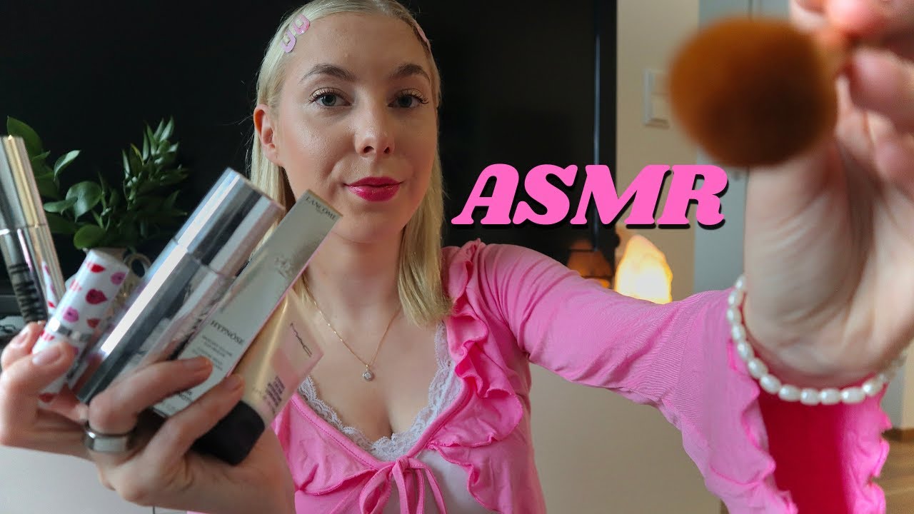 ♡⟡ Hehkeä juhlameikki ⟡♡ ASMR SUOMI MEIKKIROLEPLAY 40min