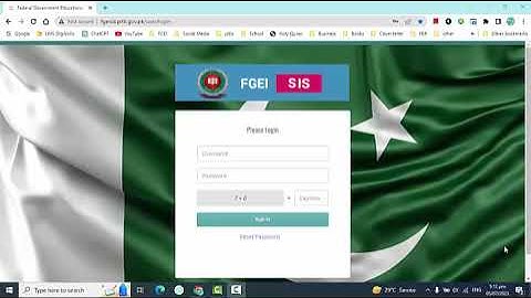 How to Enter Student Data On FG SIS | Teachers Guide | FG Student Data Form