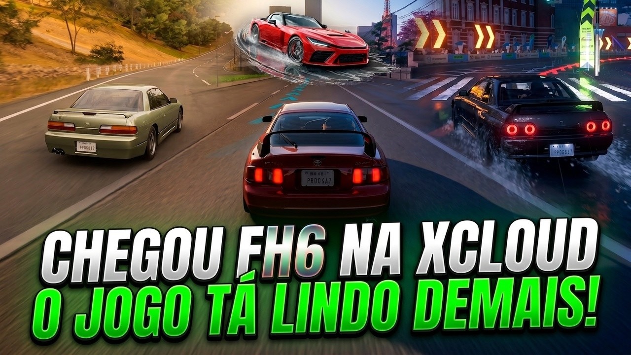 CHEGOU FORZA HORIZON 6 NA XCLOUD - JOGO ESTÁ LINDO DEMIAS!