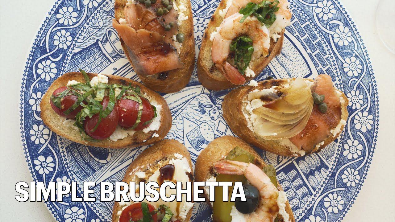 Easy & Simple Bruschetta Recipe - YouTube