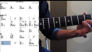 Miniatura del video "Lulu Swing - Guitar lessons - Slow tempo - Tab + Melody"