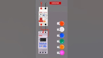 Digital Timer Switch Connection with RCCB #iti #electrician #shortvideo #shorts#short #youtubeshorts