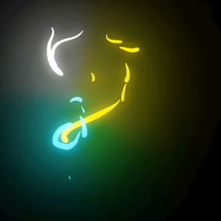 Efek partikel neon | mentahan kinemaster