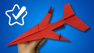 Wie baut man ein JET-Flugzeug aus Papier? by  Papierflieger Tube 1,782 views 4 months ago 5 minutes, 35 seconds