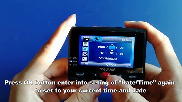 How to set the time of TOGUARD CE30 Dash Cam