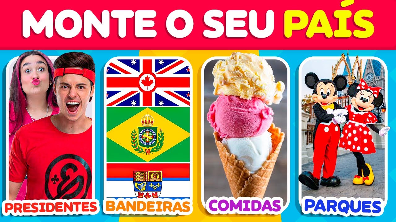 🏘️✨ MONTE SEU PAÍS DOS SONHOS 💭🏙️ Jogo das Escolhas: Edição patriota