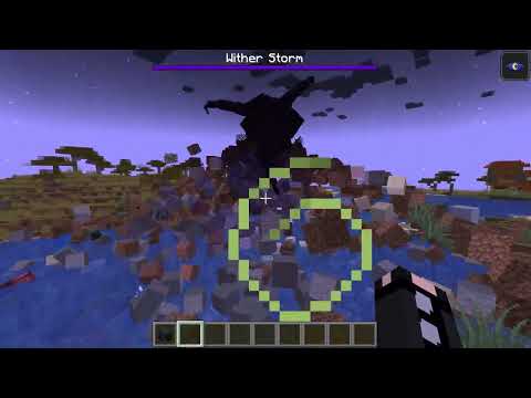 Minecraft Wither storm mod update being funny