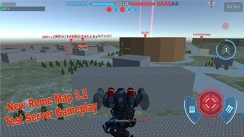 war Robots 3.2 Test server| New Rome Map Gameplay| new Update wwr