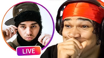 Plaqueboymax Reacts to Yeat Snippet on IG Live