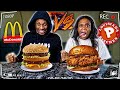 POPEYES VS MCDONALDS FOOD CHALLENGE