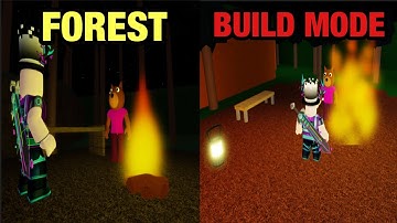 RECREATING PIGGY FOREST MAP CUTSCENE IN BUILD MODE!!!/ ROBLOX PIGGY/