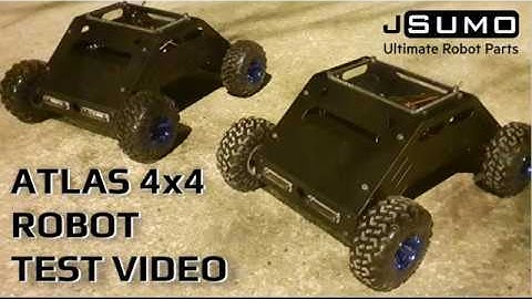 Atlas 4X4 All Terrain Explorer Robot Test Video