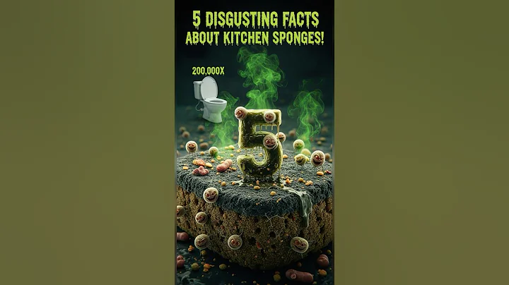 5 Disgusting Facts About Kitchen Sponges! 🧽🦠 (Dirtier Than Toilets!) #sciencefacts