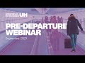 Predeparture webinar  september 2023