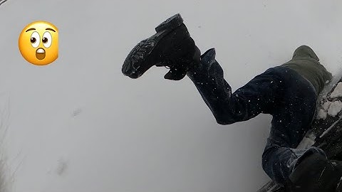 Drifting the Polaris RZR Turbo in the snow (4K) *GONE WRONG*