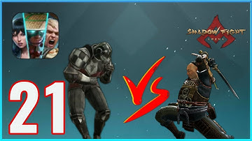 Shadow Fight Arena - Gameplay Walkthrough Part 21 - IRONCALD Vs LING (iOS, Android)