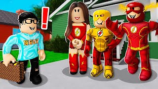 Adopted By FLASH Family! (Roblox)